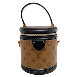 Louis Vuitton-Louis Vuitton Reverse Monogram Cannes Saddle Bag-Brown