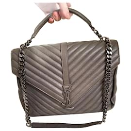 Saint Laurent-Handbags-Grey