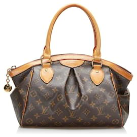 LOUIS VUITTON TIVOLI GM M HANDBAG40144 MONOGRAM CANVAS HAND BAG Brown Cloth  ref.797247 - Joli Closet