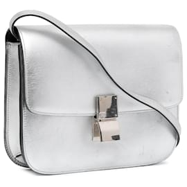 Céline-Celine Silver Classic Box-Silvery