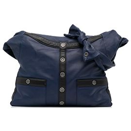 Borsa a tracolla Chanel ragazza blu Blu Blu navy