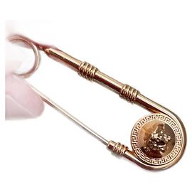 Broche Versace Dourado Dourado