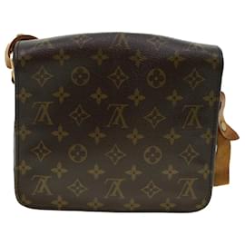Louis Vuitton-LOUIS VUITTON Monogram Cartouchiere PM Shoulder Bag M51254 LV Auth th3666-Monogram