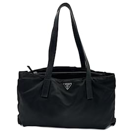 Prada-Black Prada Nylon Tote-Black