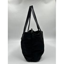 Prada-Black Prada Nylon Tote-Black