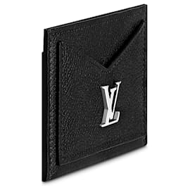Louis Vuitton-Tarjetero LV Lockme nuevo-Negro