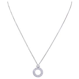 Colar Piaget, "Possession", OURO BRANCO, diamante. Outro