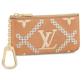 Louis Vuitton-Bolsa de llave LV-Beige