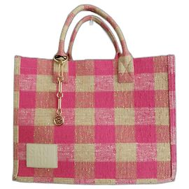 Sandro Handtaschen Pink Beige Roh Gold hardware