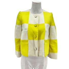 Louis Vuitton-LOUIS VUITTON  Jackets T.fr 42 Polyester-Yellow
