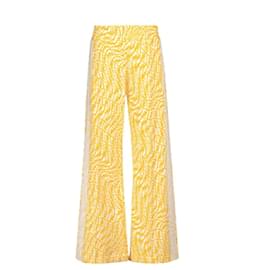 FENDI Trousers T.IT 40 cotton Yellow ref.941270 - Joli Closet