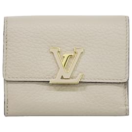 Louis Vuitton-Louis Vuitton Portefeuille capucines-Beige