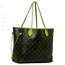 Louis Vuitton-Louis Vuitton Brown Monogram Neverfull MM-Brown