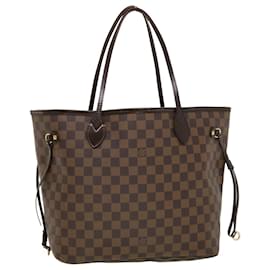 Louis Vuitton-LOUIS VUITTON Damier Ebene Neverfull MM Tote Bag N51105 LV Auth 42830-Other