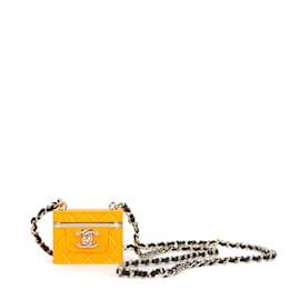 Chanel-CHANEL Collares largos T.  metal-Naranja