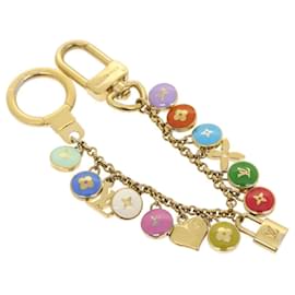 Louis Vuitton-LOUIS VUITTON Porte Cles Chainne Pastilles Bag Charm Chain M65386 LV Auth ai638-Multiple colors,Golden