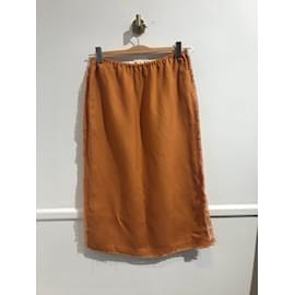 Marni-MARNI  Skirts T.International S Viscose-Orange