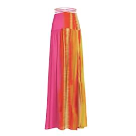Autre Marque-Non Signé / Unsigned skirts T.International XS Viscose-Pink