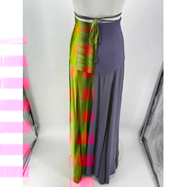 Autre Marque-Non Signé / Unsigned skirts T.International XS Viscose-Pink