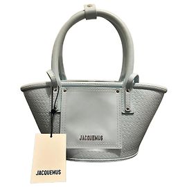 Jacquemus Blue Leather Handbag Blue