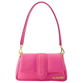 Jacquemus-Le Petit Bambimou Tasche – Jacquemus – Leder – Neonrosa-Pink