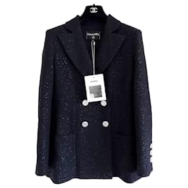 Chanel-Nuova giacca La Pausa-Blu navy
