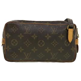 Louis Vuitton-Bolsa de ombro LOUIS VUITTON Monogram Marly Bandouliere M51828 LV Auth bs5520-Outro