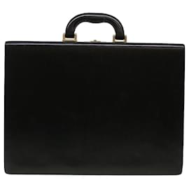 Bally-Bolsa Business BALLY Couro Preto Auth bs5470-Preto