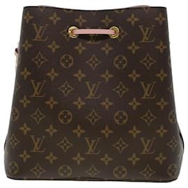 Louis Vuitton-LOUIS VUITTON Monogram Neo Noe Shoulder Bag Rose poodle M44022 LV Auth 42859a-Other,Monogram