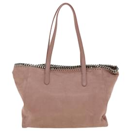 Autre Marque-Stella MacCartney Tote Bag Suede Pink Auth fm2400-Pink