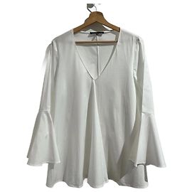 Autre Marque OTRA MARCA Tops T.FR 40 Algodón Blanco