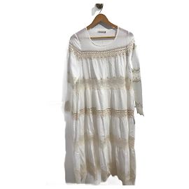 Mes Demoiselles ...  Vestidos T.fr 36 Algodão Branco