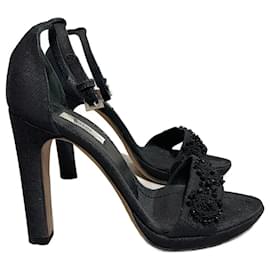 Prada-PRADA  Sandals T.EU 35 cloth-Black