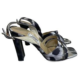 Sandali VERSACE T.EU 35 Tessuto Nero