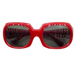 Alain Mikli Red / Black Lens Plastic Frame Sunglasses Other