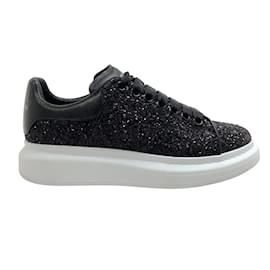 Alexander Mcqueen-Alexander McQueen Black Galaxy Glitter Sneakers-Other