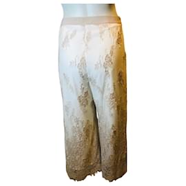 Patrizia Pepe-Pantalón de encaje Patrizia Pepe-Beige,Crema