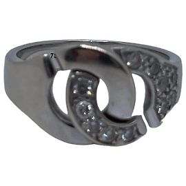 DINH VAN Polsini R RING12 Diamanti semi pavé e oro bianco Argento