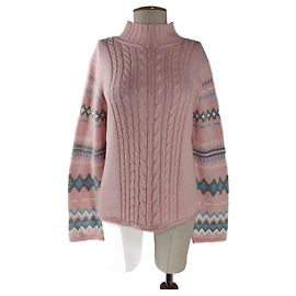 Maglione in cotone Pendleton Rosa Grigio Rosa Grigio