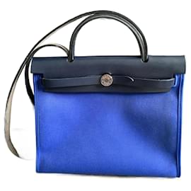Hermès-Su bolso 31-Azul