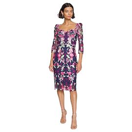 Robe Marchesa Notte à broderie florale Multicolore