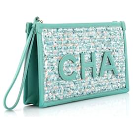 Chanel-Clutch-Taschen-Grün