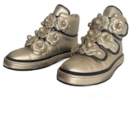 Chanel-Sneakers-Silvery