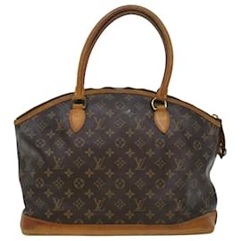 Louis Vuitton-LOUIS VUITTON Monogram Lockit Horizontal Hand Bag M40104 LV Auth 43057-Other