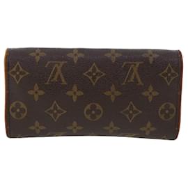 Louis Vuitton-LOUIS VUITTON Monogram Pochette Twin PM Schultertasche M51854 LV Auth rd5215-Monogramm