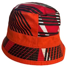 Hermès-Hats-Black,White,Red,Orange