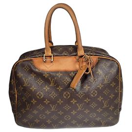 Bolsa Louis Vuitton Deauville Marrom Couro Marrom