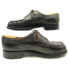 JM Weston-JM WESTON DERBY GOLF SHOES 641 8C 42 BROWN LEATHER SHOES SHOES-Brown