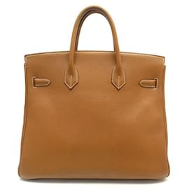 Hermès-Hermes Birkin handbag 32 HAC STRAPS TOP 2002 LEATHER TOGO GOLD HAND BAG-Camel