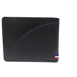 St Dupont-NEW ST DUPONT WALLET 4CC CHALLENGE MILLENNIUM 172001 BLACK LEATHER WALLET-Black